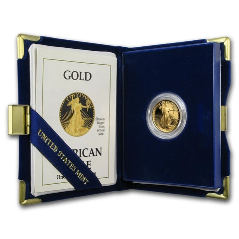 1989-P 1/4 oz Proof Gold American Eagle (w/Box & COA) Cover