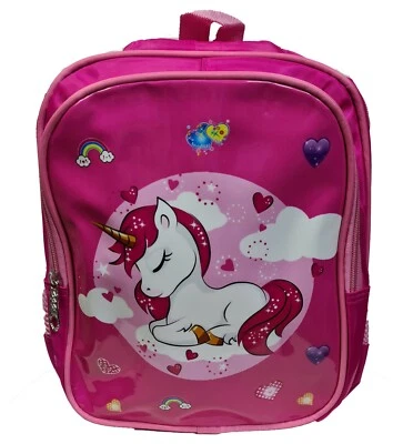 EINKAUFSZAUBER Kinder Rucksack Schlafendes Einhorn Pink