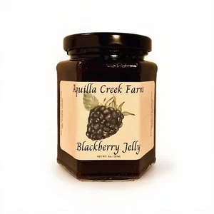 Blackberry Jelly ~ Texas Handcrafted ~9 oz. ~ Aquilla Creek Farms - Picture 1 of 16
