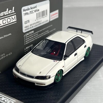 1/43 Ignition IG Honda Accord 1996 JTCC White Special Peako Ltd 100 pcs IG0278 - Image 1 of 2