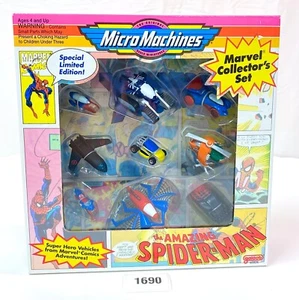 Vintage Micro Machines Amazing SPIDER-MAN Collector's set Galoob 1993 MISB - Picture 1 of 9