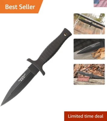 Cuchillo de hoja fija de doble filo SWHRT9B 4,7 pulgadas - Perfecto para táctica y supervivencia Foto 1 de 4