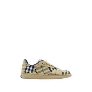 BURBERRY Terrace $750 Grain Check Sneakers New And Authentic - Picture 1 of 5