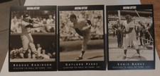 1996 Arizona Lottery Earnie Banks/Brooks Robinson/Gaylord Perry Lot of (3)HOF