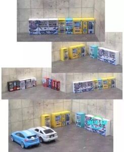 Diorama 1/64 Vending Machine Model Diecast Car Garage Display Accessories Props - Picture 1 of 73