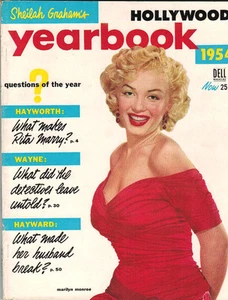 MARILYN MONROE on cover - Hollywood Yearbook 1954 - Picture 1 of 2