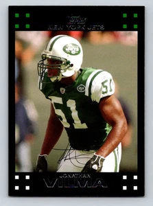 2007 Topps #278 Jonathan Vilma New York Jets - Foto 1 di 2