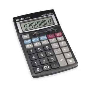 VICTOR 1180-3A Desktop Calculator,4.3" W,1" H 1TLW1 - Picture 1 of 1
