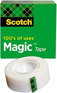 Scotch 810 Magic Tape Writable Surface Photo-safe Invisible Tape 18MM X 33M AU - Picture 1 of 6
