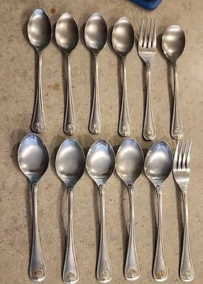 Continental Gourmet Lote De 12 Cubiertos De Colección De Acero Inoxidable Japón COG10 Cuentas Foto 1 de 3