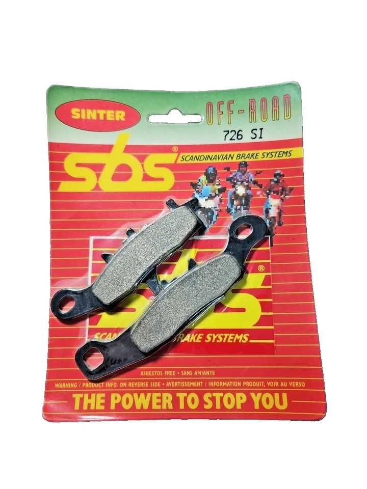 Pastillas de freno sinterizadas KX80 KX85 KX100 SBS726SI nuevas Foto 1 de 4