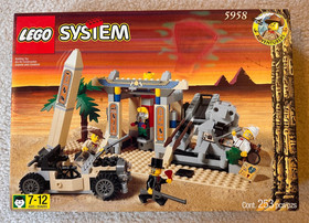 Vintage Lego  Adventurers set 5958 - Mummy&rsquo;s Tomb; 100% complete in box w BONUS