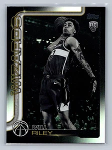 2025 Topps Basketball Target Blackout - #221 Will Riley - Bild 1 von 2