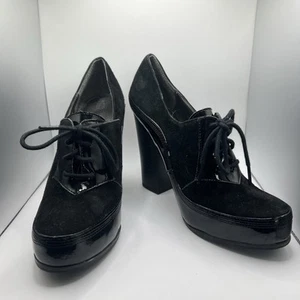 Calvin Klein Nell Damen-Bootie Wildleder schwarz mit Absatz 7,5 - Bild 1 von 9