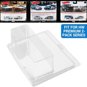 5/10/20x Clear Protectors For Hot Wheels Premium 2-Pack Clamshell Display Cases - Picture 1 of 7