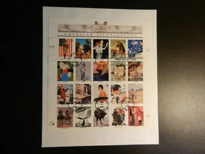 2001 #3502 *AMERICAN ILLUSTRATORS COMPLETE SHEET UNADDRESSED FIRST DAY COVER* - Picture 1 of 1