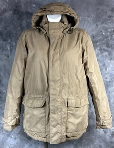 Lands' End Men's Khaki Tan 650 Down Fill Parka Coat sz XL 46-48 (14843) - Picture 1 of 15