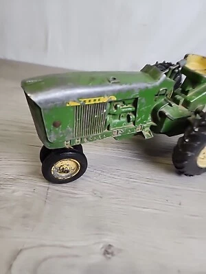 1960s John Deere Toy 3020 Tractor by Ertl w cast metal rear wheels Read - Image 1 of 4