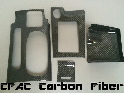 Superposición de moldura de consola central de fibra de carbono real CFAC PARA 05-10 Scion tC Foto 1 de 4