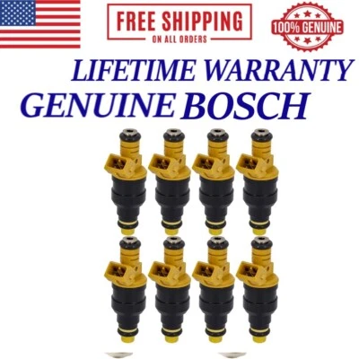 24LB Upgraded OEM 8X Bosch Fuel Injectors For 1993-2003 Lincoln Mercury Ford V8 - Image 1 of 4