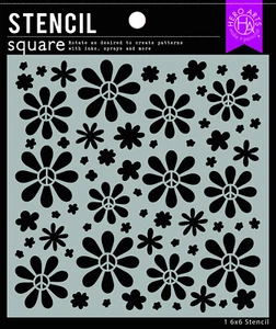 Hero Arts Peace Daisy Stencil : February 2024 Release - Bild 1 von 3