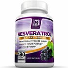 BRI Resveratrol - 1200mg Potent Trans-Resveratrol Natural Antioxidant 180 Caps