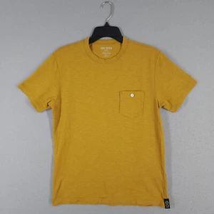 Todd Snyder Shirt Mens Small Gold Yellow Homespun Jersey Pocket Tee Casual Adult - Picture 1 of 10