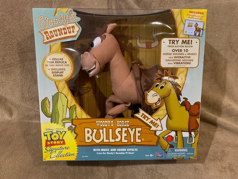 THINKWAY TOYS Signature Collection TOY STORY WOODY'S HOURSE BULLSEYE New In Box Cover