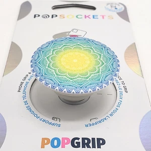 PopSockets Phone Grip Stand Sunshine Mandala POPGRIP Popsocket - Picture 1 of 5