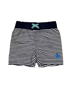 Baby Boys' Striped Swim Trunks - Cat & Jack Navy 9M, Blue - Picture 1 of 2