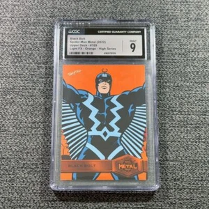 2022 Upper Deck Marvel Metal Universe Black Bolt Orange Light FX /25 CGC 9 - Picture 1 of 2