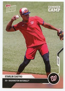 2020 Topps Now Road to Opening Day Summer Camp #OD491 Starlin Castro - NM