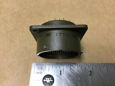 (1 PC)  ITT CANNON  KPT02E22-55P  Conn MIL-C-26482 Circular PIN 55 - Image 1 of 4