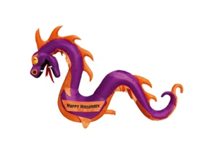 11' Halloween LED Inflable PÚRPURA Serpiente Serpiente Dragón Patio Decoración - Imagen 1 de 1