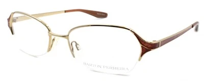 Armações de óculos femininas Barton Perreira Valera 50-18-135 ferrugem cobra/ouro - Imagem 1 de 3