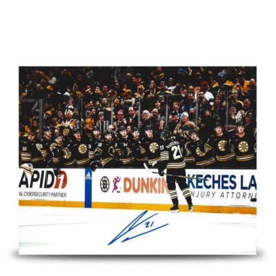 Foto autografada por gol de James Van Riemsdyk Boston Bruins 11x14 JSA PSA Pass - Imagem 1 de 2