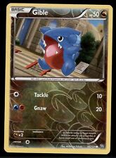 Pokemon Card Gible Dragons Exalted 86/124 PLAYED Reverse Holo Common TCG!!!!!!!!