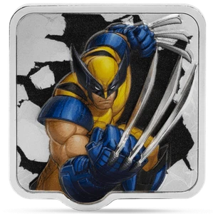 2025 Niue Marvel Smash Wolverine Slash 2 oz Silver High Relief Coin - Picture 1 of 7