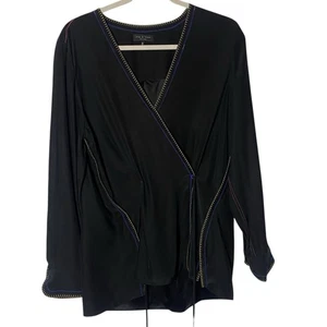 Blusa de seda Rag and Bone Lina con cintura atada - Imagen 1 de 13