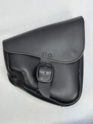 Willie & Max 59906-00 Black Leather Swingarm Bag Saddle Made In USA Foto 1 de 4