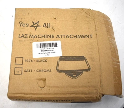 Yes 4 All Lat Machine Attachment SAT1 Chrome Body Solid Tools Stirrup Handle - Image 1 of 4