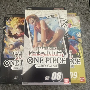 One Piece Card Game English Starter Deck 8, 9 And 14 - Picture 1 of 11