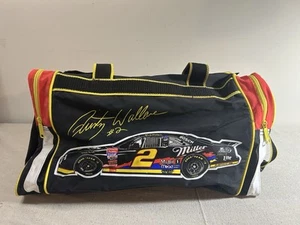 Rusty Wallace Nascar VTG Duffle Gym Bag 20x10x10 - Picture 1 of 11