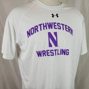 Under Armour Heat Gear T-Shirt Herren XL Loose Northwestern Wildcat Wrestling NCAA - Bild 1 von 7