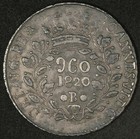1820-B BRAZIL 960 REIS OVERSTRUCK ON 1817 WITH FULL CLEAR DATE