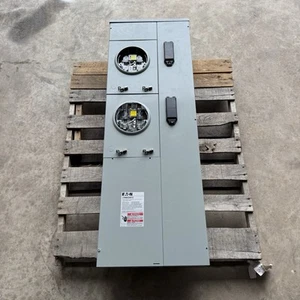 Eaton 2 gang 37MM220R12 Three-Phase Commercial Meter Stack Modules, 225A 1200 - Picture 1 of 12