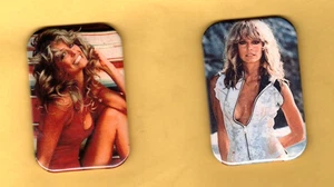 Farrah Fawcett   2 REFRIGERATOR MAGNET  2" X 3"  WITH ROUNDED CORNER - Picture 1 of 2