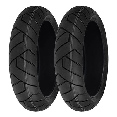 COPPIA GOMME VEE RUBBER 120/70-12 60P VRM-119C + 130/60-13 60P VRM-119 - Immagine 1 di 4