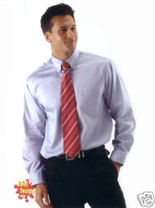CAMISA FORMAL ELITE OXFORD HOMBRE MANGA LARGA FÁCIL CUIDADO TRABAJO NEGOCIOS - Imagen 1 de 1