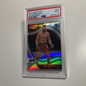 Jiri Prochazka 2021 Panini Select UFC Octagonside Silver Prizm Card #285 PSA 9